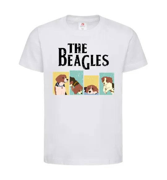 Дитяча футболка The Beagles Білий фото