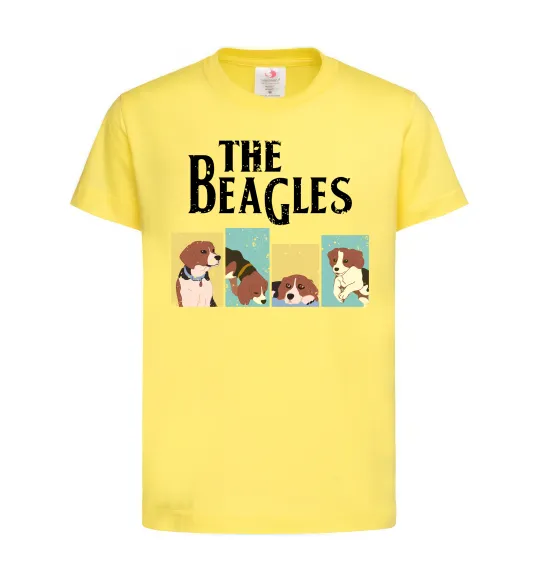 Дитяча футболка The Beagles Лимонний фото