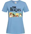 Женская футболка The Beagles Голубой фото