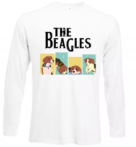 Лонгслив The Beagles Белый фото