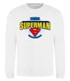 Свитшот Dad is my Superman Белый Свитшот Dad is my Superman Белый фото