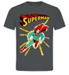 Мужская футболка Superman lightning Графит фото