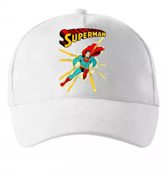 Кепка Superman lightning Белый фото