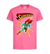 Детская футболка Superman lightning Ярко-розовый фото