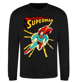 Свитшот Superman lightning Черный фото