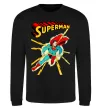 Свитшот Superman lightning Черный фото