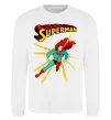Свитшот Superman lightning Белый фото