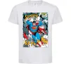 Дитяча футболка Superman poster Білий фото