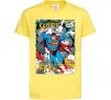 Дитяча футболка Superman poster Лимонний фото