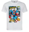 Мужская футболка Superman poster Белый фото