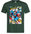 Мужская футболка Superman poster Темно-зеленый фото