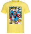 Мужская футболка Superman poster Лимонный фото