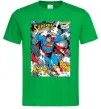 Мужская футболка Superman poster Зеленый фото