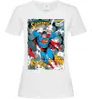 Женская футболка Superman poster Белый фото