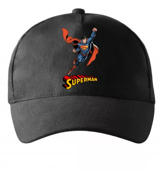 Кепка Superman retro Черный фото