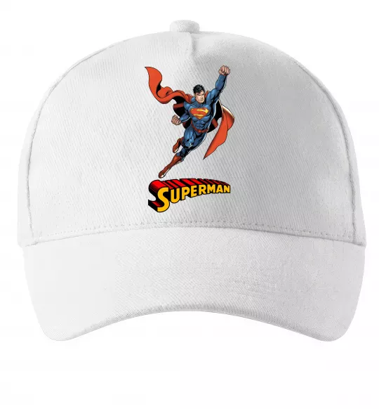 Кепка Superman retro Белый фото
