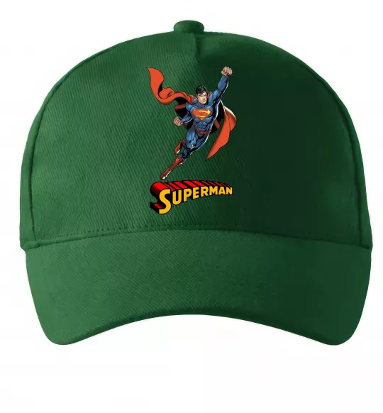 Кепка Superman retro Темно-зеленый фото
