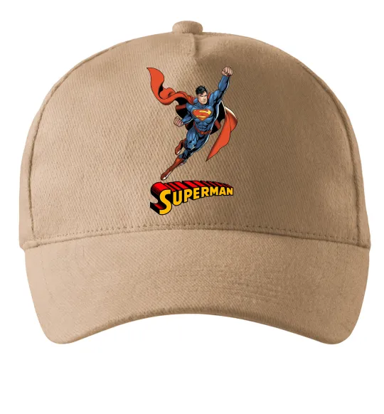 Кепка Superman retro Песочный фото
