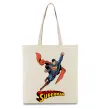 Еко-сумка Superman retro Бежевий фото