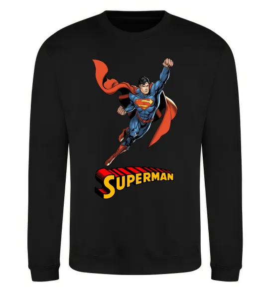 Свитшот Superman retro Черный фото