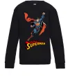 Детский Свитшот Superman retro Черный фото