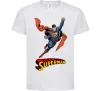 Дитяча футболка Superman retro Білий фото