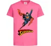 Дитяча футболка Superman retro Яскраво-рожевий фото