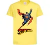 Дитяча футболка Superman retro Лимонний фото