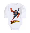 Дитячий бодік Superman retro Білий фото
