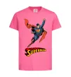 Детская футболка Superman retro Ярко-розовый фото