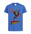 Детская футболка Superman retro Ярко-синий фото