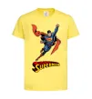 Детская футболка Superman retro Лимонный фото