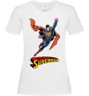 Жіноча футболка Superman retro Білий фото