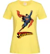 Жіноча футболка Superman retro Лимонний фото