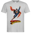 Мужская футболка Superman retro Серый фото
