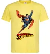 Мужская футболка Superman retro Лимонный фото