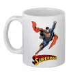 Чашка керамическая Superman retro Белый фото