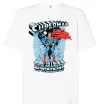 Футболка Оверсайз The man of steel Білий Футболка Оверсайз The man of steel Білий фото