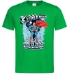 Мужская футболка The man of steel Зеленый фото