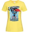 Женская футболка The man of steel Лимонный фото