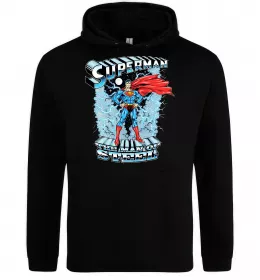 Жіноча толстовка (худі) The man of steel Чорний фото