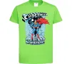 Дитяча футболка The man of steel Лаймовий фото