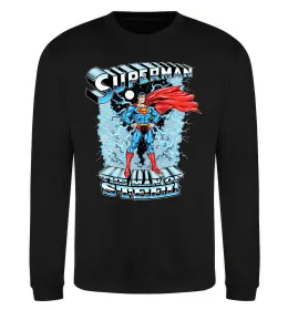 Свитшот The man of steel Черный фото
