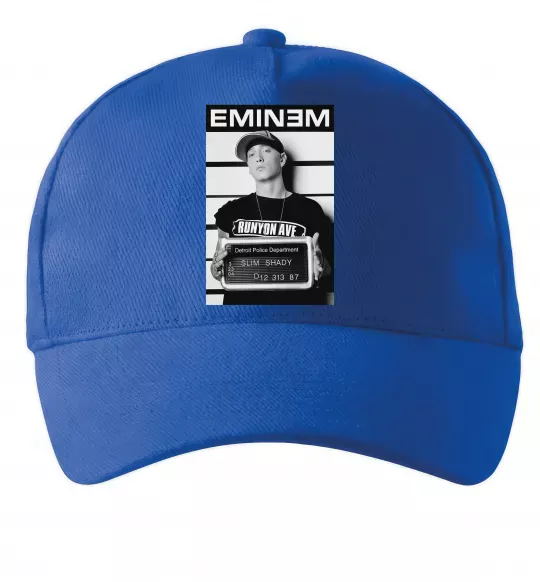 Кепка Eminem in police Ярко-синий фото