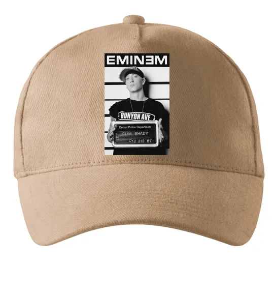 Кепка Eminem in police Песочный фото