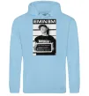 Женская толстовка (худи) Eminem in police Голубой фото