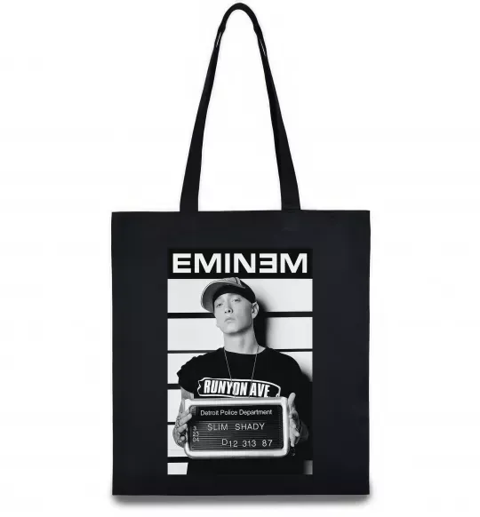 Еко-сумка Eminem in police Чорний фото