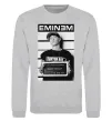 Свитшот Eminem in police Серый меланж фото