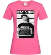 Женская футболка Eminem in police Ярко-розовый фото