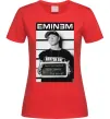 Женская футболка Eminem in police Красный фото